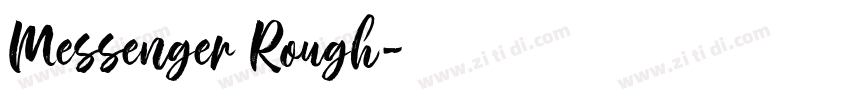 Messenger Rough字体转换